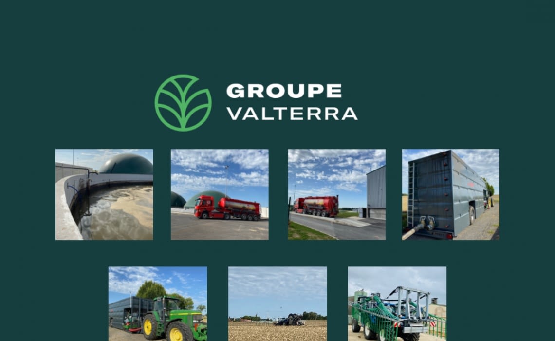 Image mise en avant avec plusieurs images présentant un camion et des engins agricoles